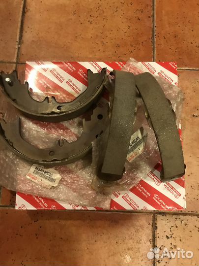 Toyota land cruiser 80 колодки передние