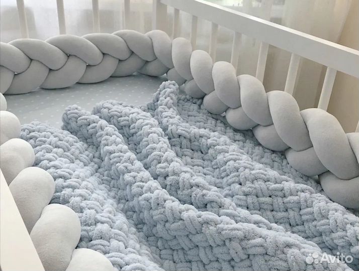 Вазанный плед для ребенка