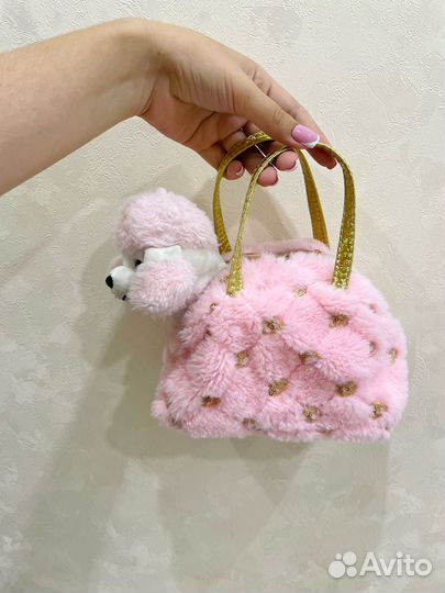 Игрушка собачка с сумочкой