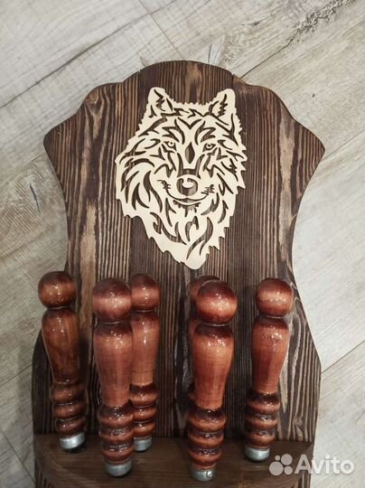 Подарок мужчине. Подставка с шампурами