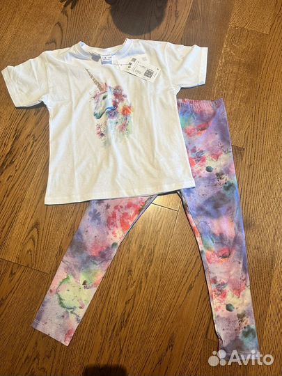 Футболка и легенсы Zara 128