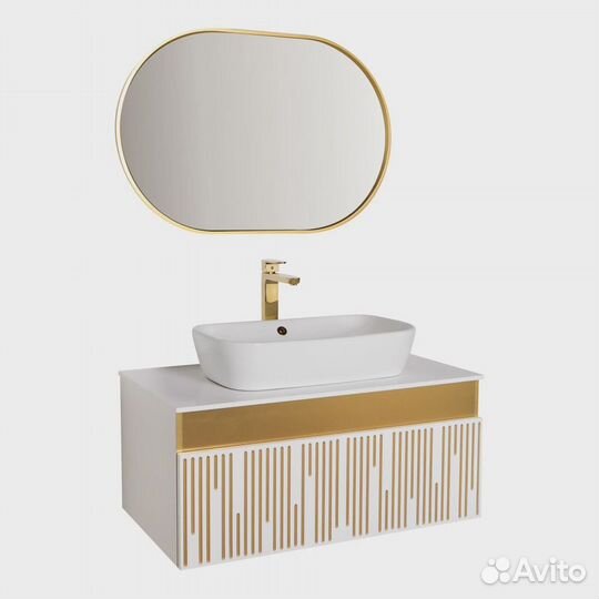 Комплект мебели для ванной комнаты «Пальмира»