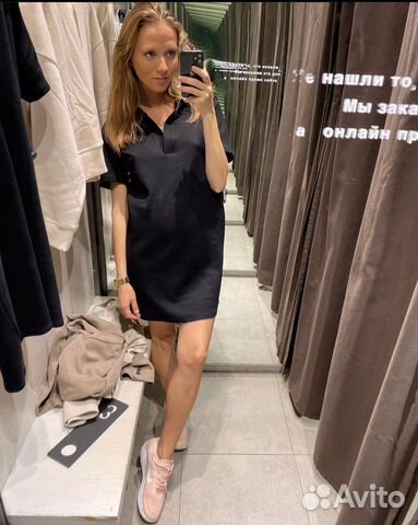 Платье zara черное