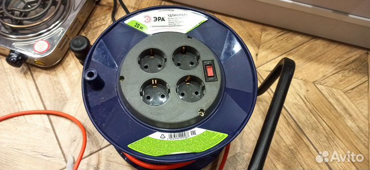 Удлинитель Эра RPx-4es-3х0.75-20m