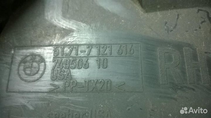 Воздуховод тормозного диска правый BMW X5 E53