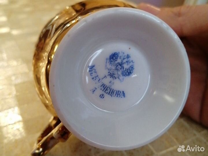 Антикварная чайная пара