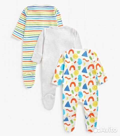 Новые слипы mothercare 68р радуга