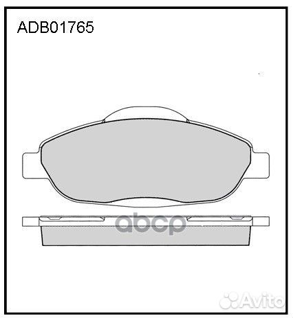 Колодки тормозные peugeot 3008/308 08- перед