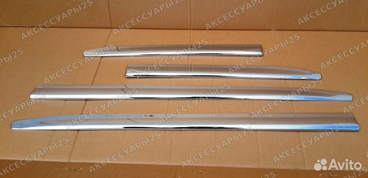 Молдинги дверей Хром Nissan Patrol y62 (Патрол)