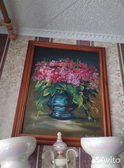 Картина маслом на холсте бу