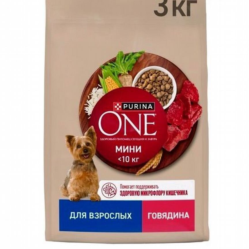 Корм для собак Purina ONE мини 3 кг