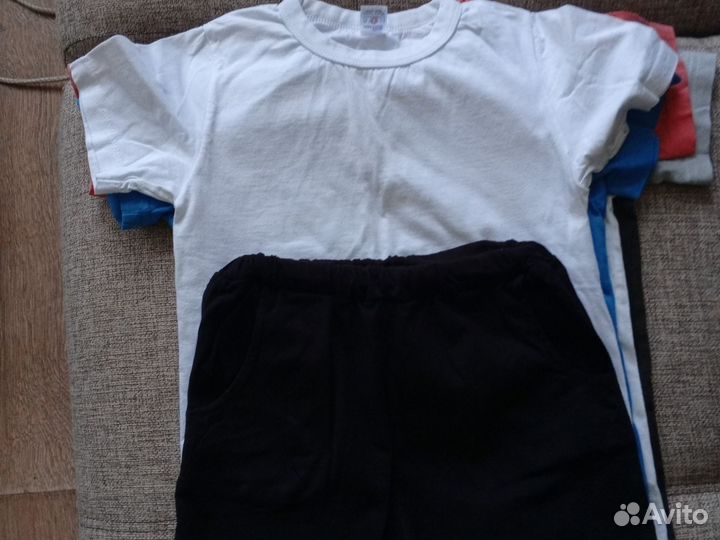Футболки пакетом на мальчика 104 110