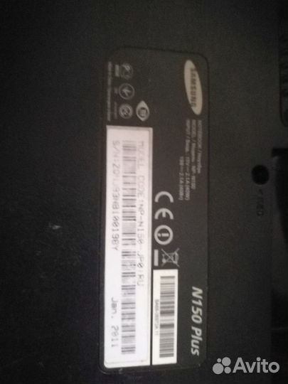 Нетбук samsung n150 plus на разбор