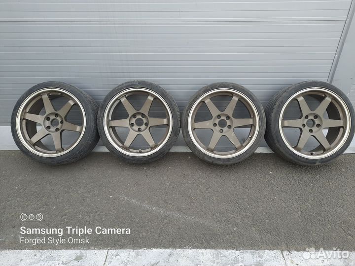 Rays TE37 реплика R19 5x114,3 лето Hankook 235/35