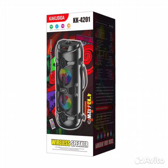 Портативная колонка kakusiga KCS-4201 12W black co
