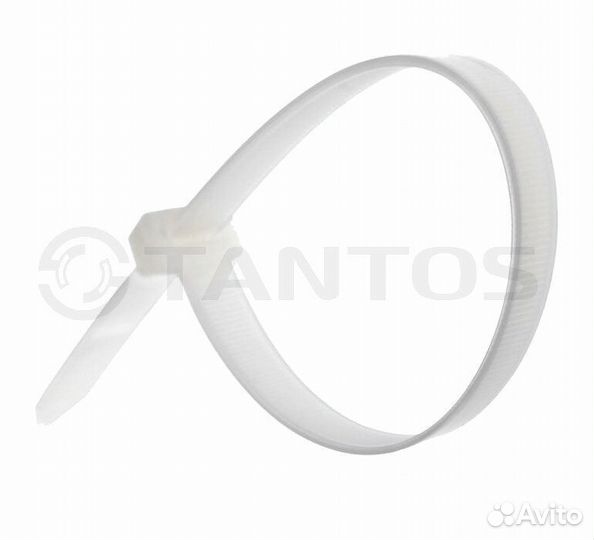 Хомут nylon 150x2,5 мм 100 шт. белый Tantos