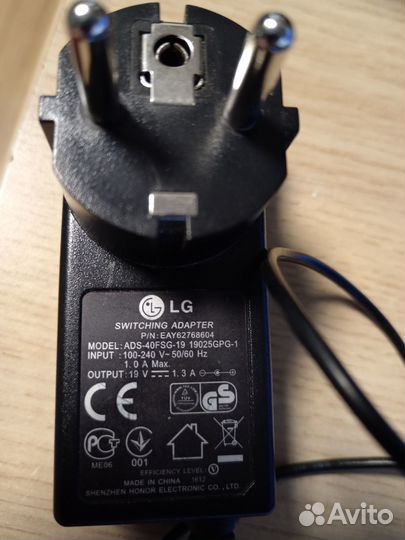 Блоки питания switching adapter LG