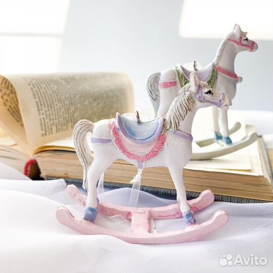 Лошадка качалка ёлочная игрушка