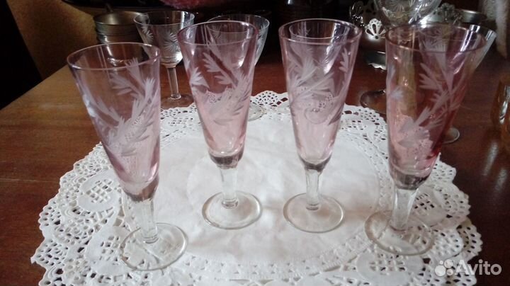 Фужеры рюмки стекло СССР