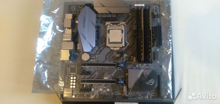 Продаётся Intel Core i7-8700K + Asus Strix Z370-G