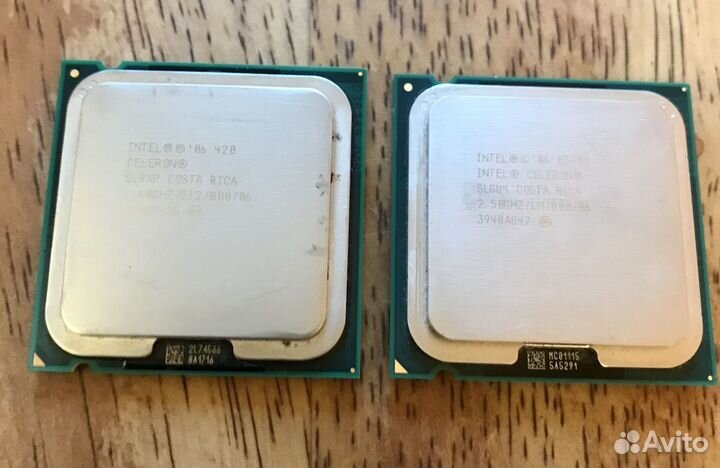 Процессоры intel celeron и Pentium и corre i3