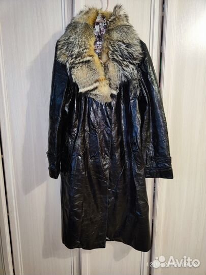 Кожаный плащ