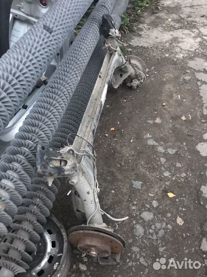 Citroen C4 задняя балка в сборе