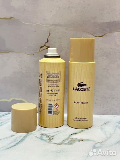 Lacoste pour femme дезодорант