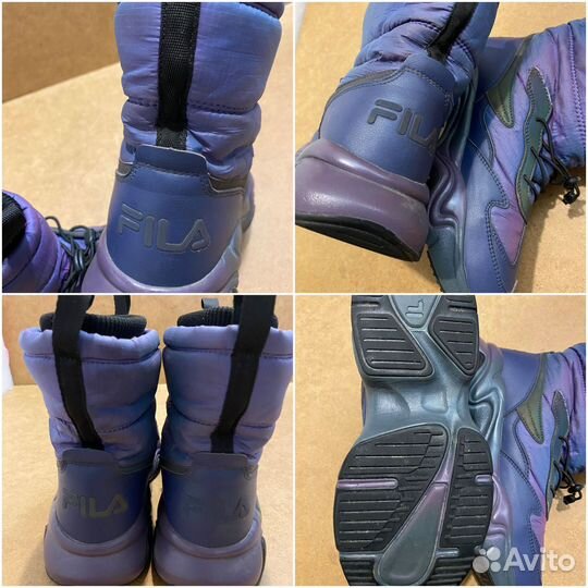 Сапоги-кроссовки дутики Fila nebula puffy дэми