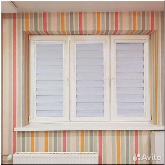 Рулонные Шторы Зебра на заказ