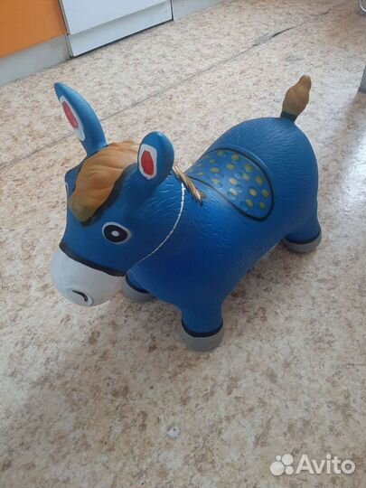 Прыгун Ослик резиновый