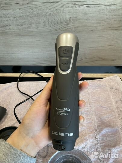 Блендер погружной polaris PHB 1283 Silent черный