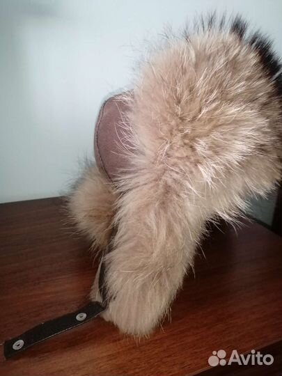 Шапка мужская енотовая