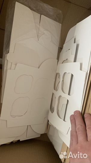 Крафтовая упаковка бумажная кондитерская