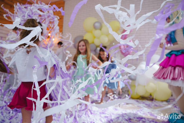 Бумажное шоу на детский день рождения