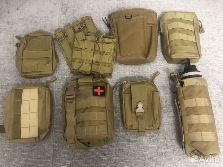 Подсумки тактичиские хаки аптечка для ак сброс