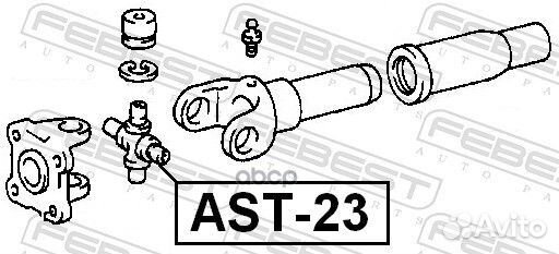 Крестовина карданного вала 29x49 toyota cresta