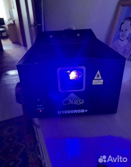 Анимационный лазер U-1000RGB 3D