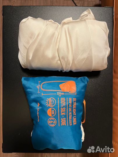 Вкладыш в спальник шелковый декатлон