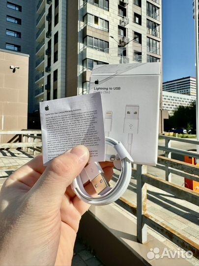 Кабель apple lightning usb новый