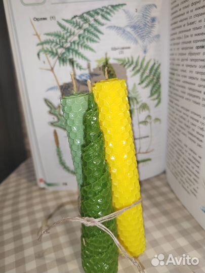 Свечи из натуральной вощины