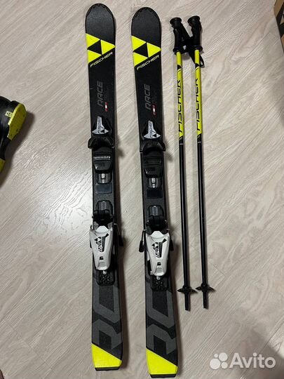 Горные лыжи детские 110 комплект Fisher