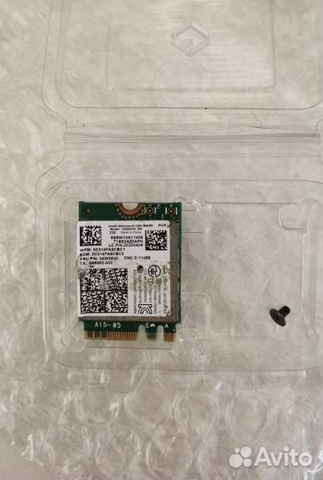 Wifi карта Intel 7260NGW, 2.4G и 5G, Bluetooth 4.0