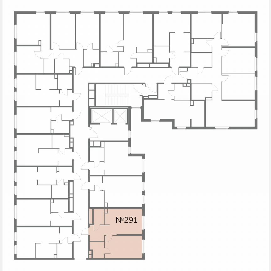 1-к. апартаменты, 39,7 м², 4/17 эт.