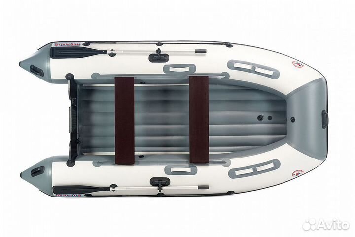 Лодка mishimo lite 320, бело-серая