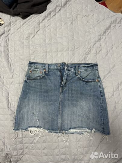 Джинсовая юбка levis