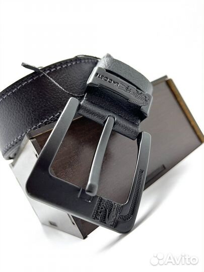 Мужской кожаный ремень Lacoste