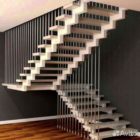 Лестницы с поворотом под ключ
