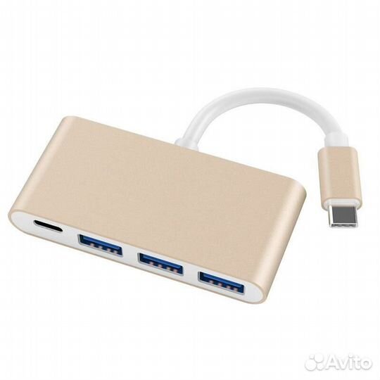 Type-C To USB 3.0*3+PD HUB