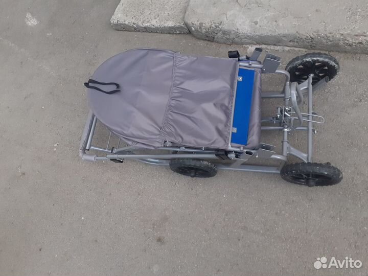 Санки на колесах для больших детей (рост 140 см)